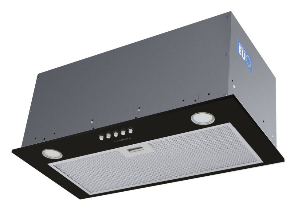 Вытяжка встраиваемая Maunfeld Crosby Power 60 черный управление: кнопочное (1 мотор)  