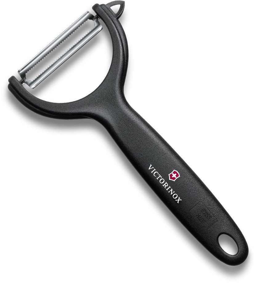 Овощечистка для овощей и фруктов Victorinox Tomato and Kiwi черный упак.:европодвес (7.6079)  