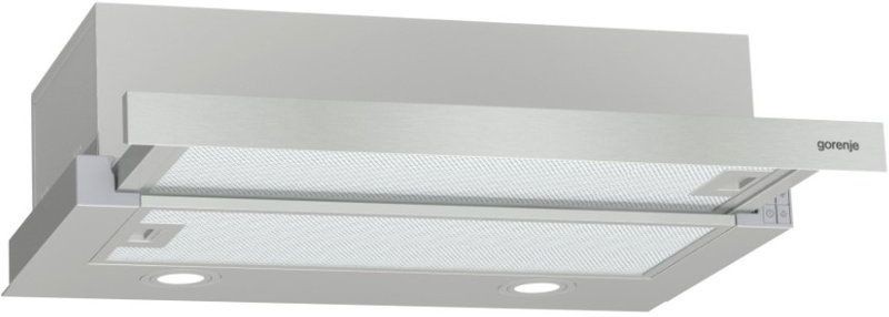 Вытяжка встраиваемая Gorenje TH62E4X нержавеющая сталь управление: кнопочное (1 мотор)  