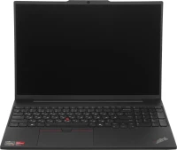 Ноутбук Lenovo ThinkPad E16 G2 Ryzen 7 7735HS 16Gb SSD512Gb AMD Radeon 680M 16" IPS WUXGA (1920x1200) без ОС black WiFi BT Cam (21M5S09E00)
