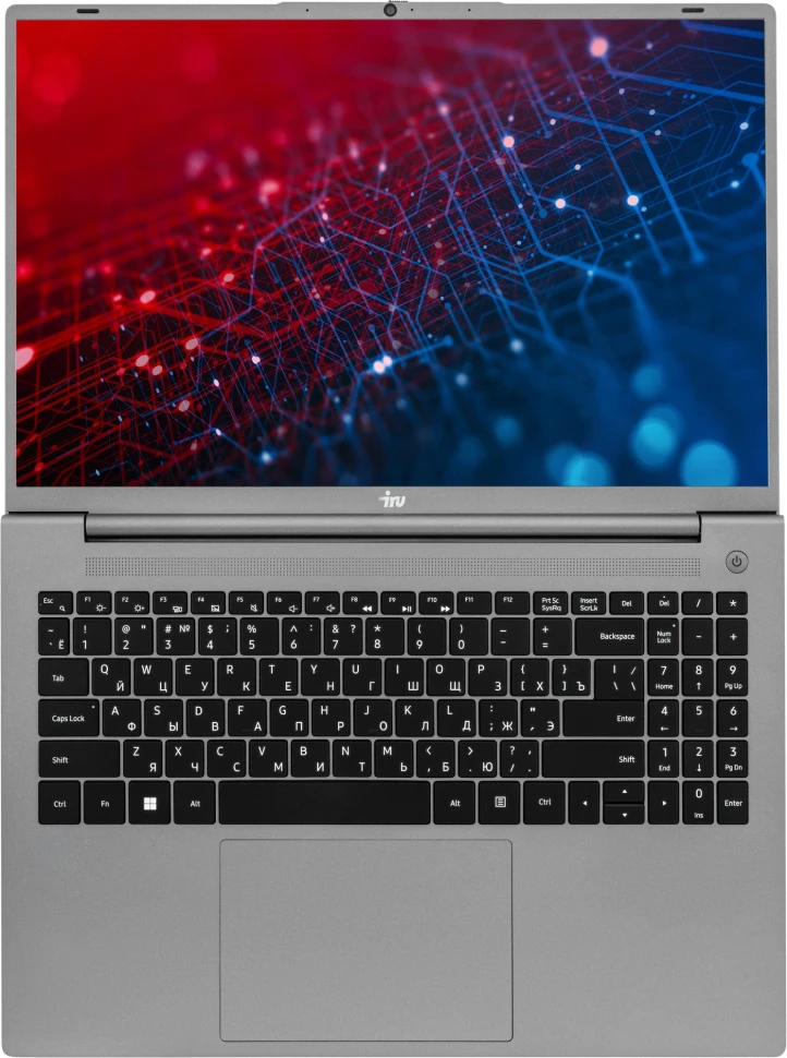 Ноутбук IRU Tactio 16ARB Ryzen 5 5500U 16Gb SSD512Gb Intel UHD Graphics 16" IPS FHD (1920x1200) Windows 11 Pro grey WiFi BT Cam 4830mAh (2110097)  