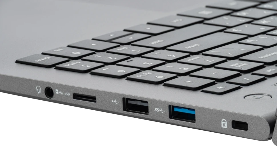 Ноутбук IRU Tactio 16ARB Ryzen 5 5500U 16Gb SSD512Gb Intel UHD Graphics 16" IPS FHD (1920x1200) Windows 11 Pro grey WiFi BT Cam 4830mAh (2110097)  