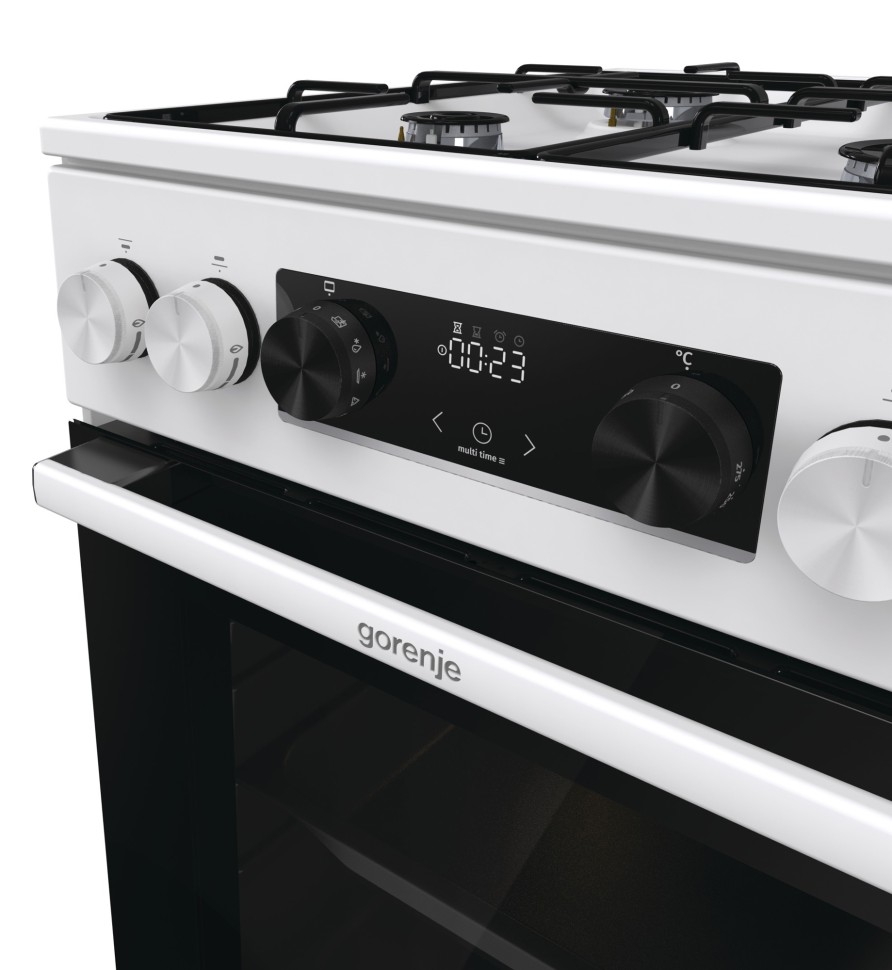 Плита Комбинированная Gorenje GK5C60WJ белый (без крышки) реш.сталь