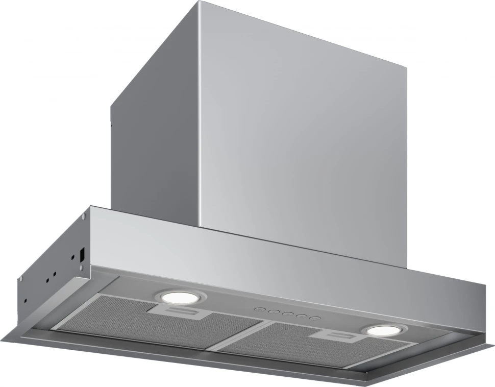 Вытяжка встраиваемая Elikor Sense 60П-1000 хром управление: кнопочное (1 мотор)  
