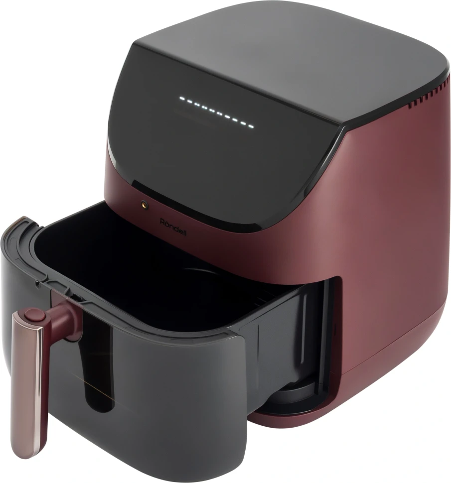 Аэрогриль Rondell RDE-AF888 6.5л 1700Вт бургунди/черный  