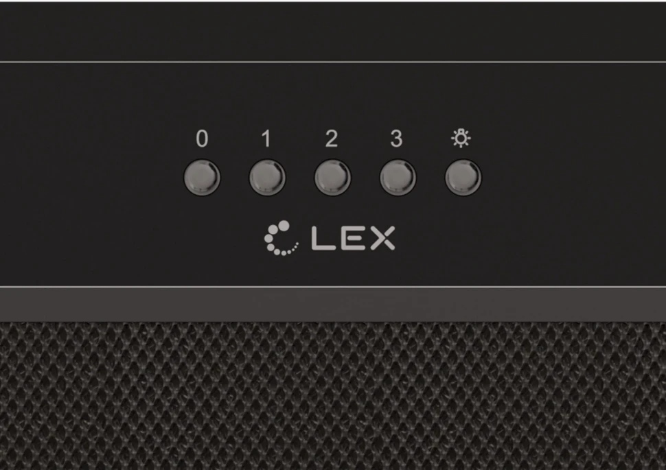 Вытяжка встраиваемая Lex Hyper 900 BBL черный управление: кнопочное (1 мотор)