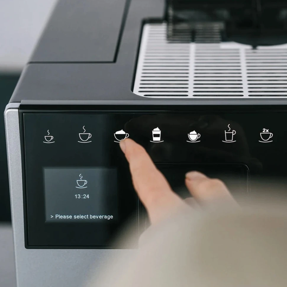 Кофемашина Melitta F630-111 1400Вт серебристый