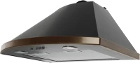 Вытяжка каминная Elikor Сигма 60П-650-К3Д антрацит/бронза управление: кнопочное (1 мотор)