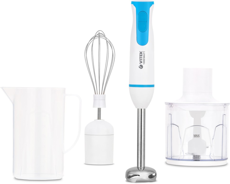 Блендер погружной Vitek VT-8530 1000Вт белый  