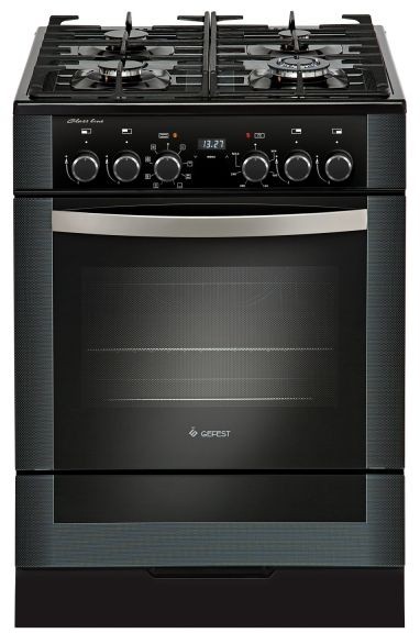 Плита Комбинированная Gefest ПГЭ 6502-03 0244 черный (без крышки) реш.чугун