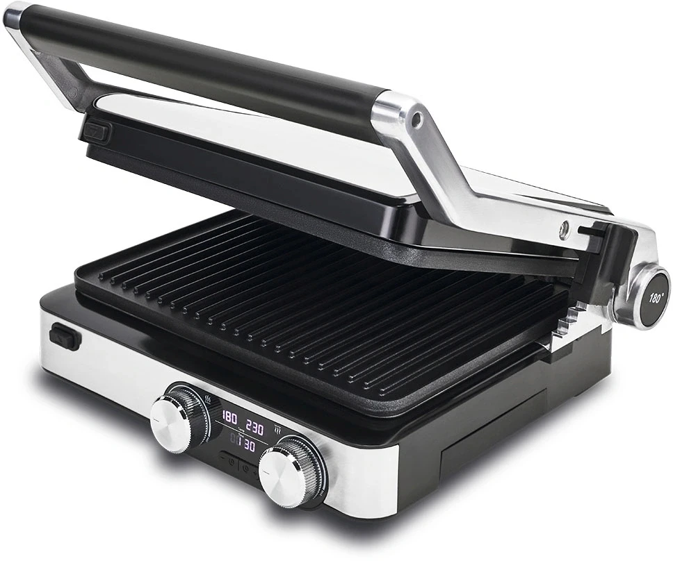 Электрогриль Polaris PGP 2302D 2000Вт серебристый