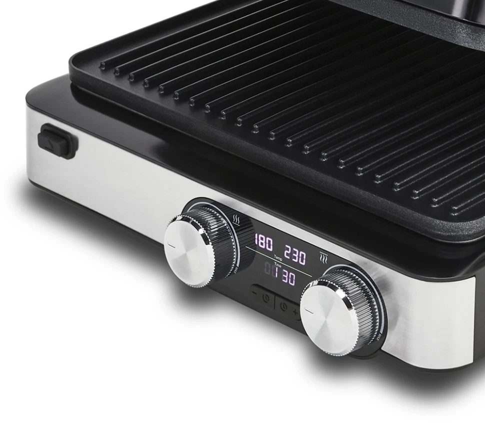 Электрогриль Polaris PGP 2302D 2000Вт серебристый