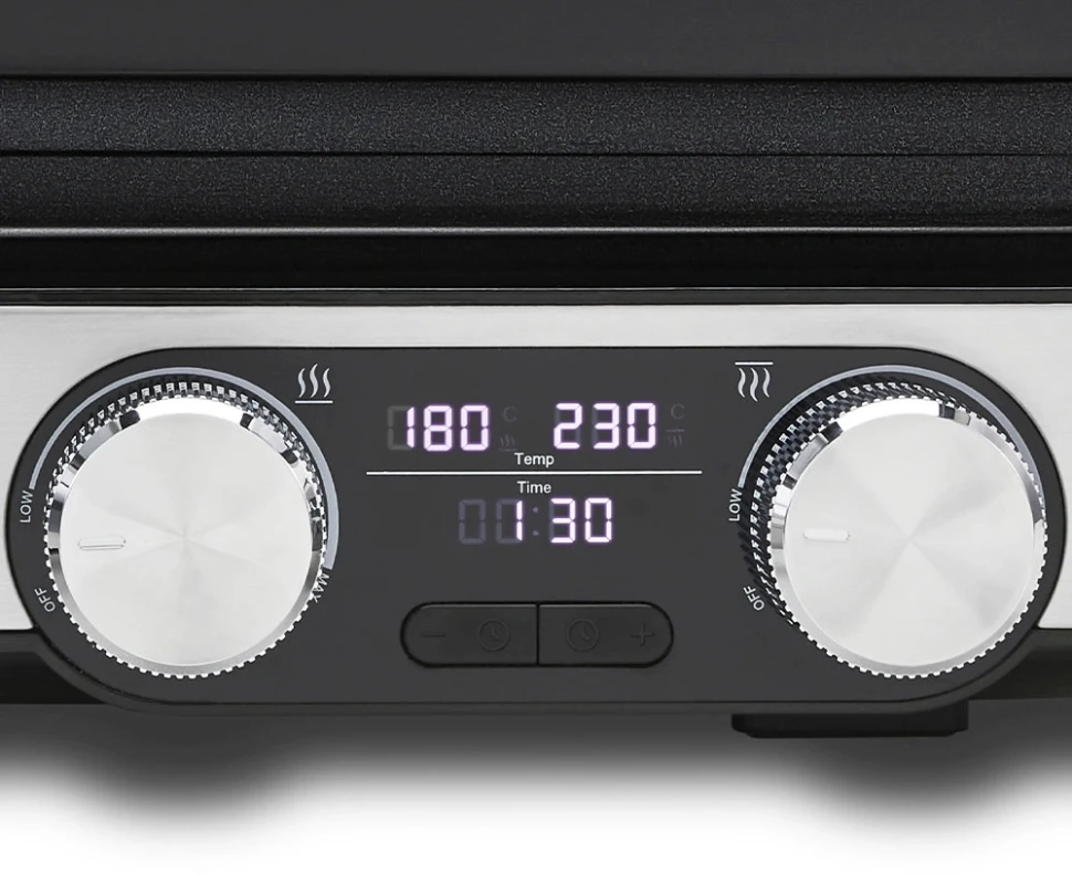 Электрогриль Polaris PGP 2302D 2000Вт серебристый