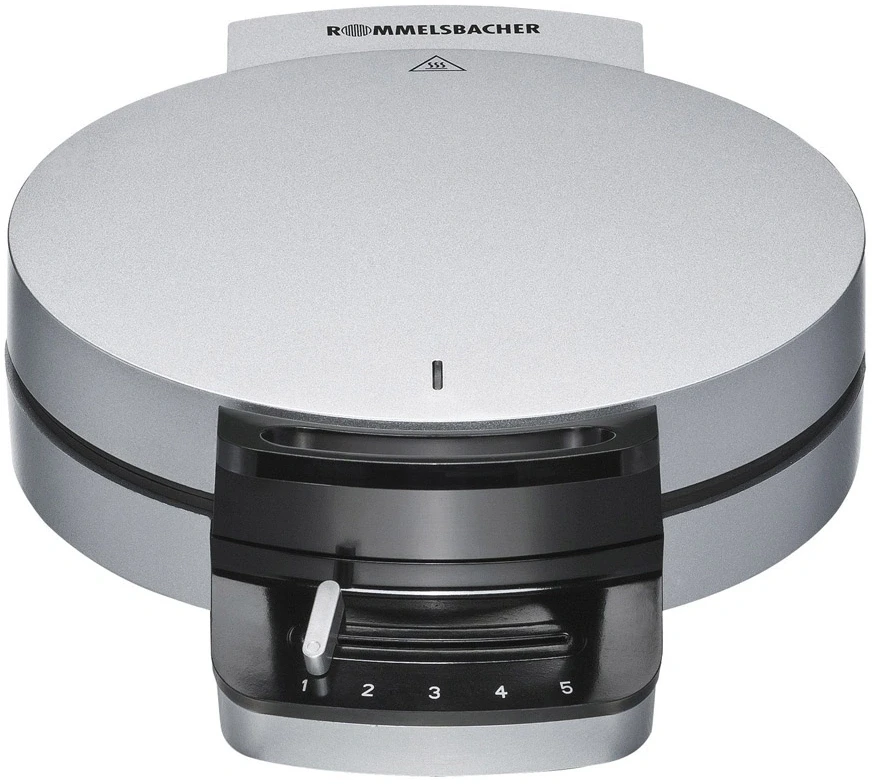 Вафельница Rommelsbacher WA 750 750Вт серебристый