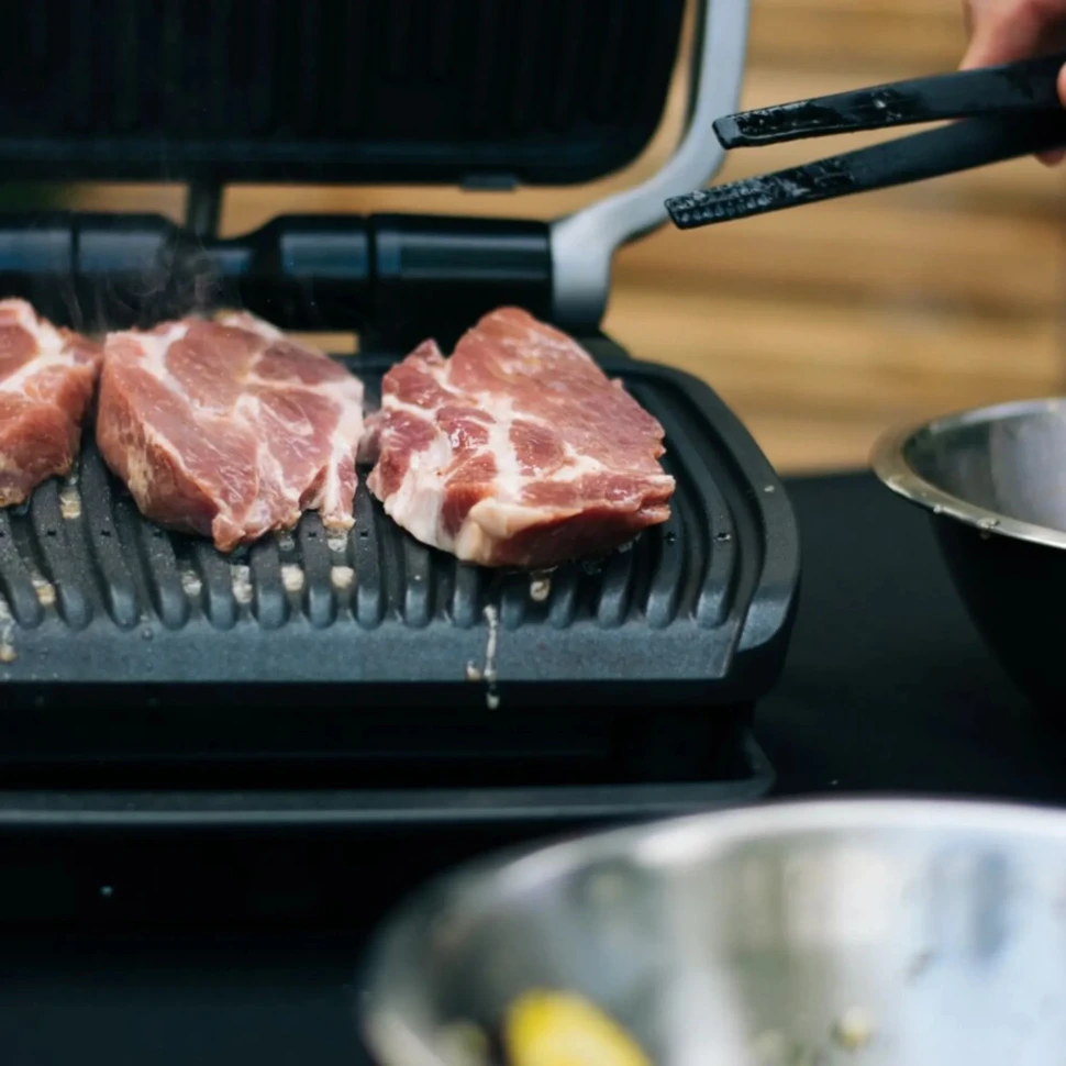 Электрогриль Tefal GC750D30 2000Вт серебристый