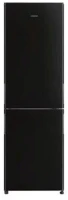 Холодильник Hitachi R-BG410PUC6 GBK 2-хкамерн. черный стекло инвертер