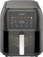 Аэрогриль Vitek VT-AF8001 8л 1700Вт темно-серый/черный  
