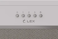 Вытяжка встраиваемая Lex Hyper 900 WH белый управление: кнопочное (1 мотор)