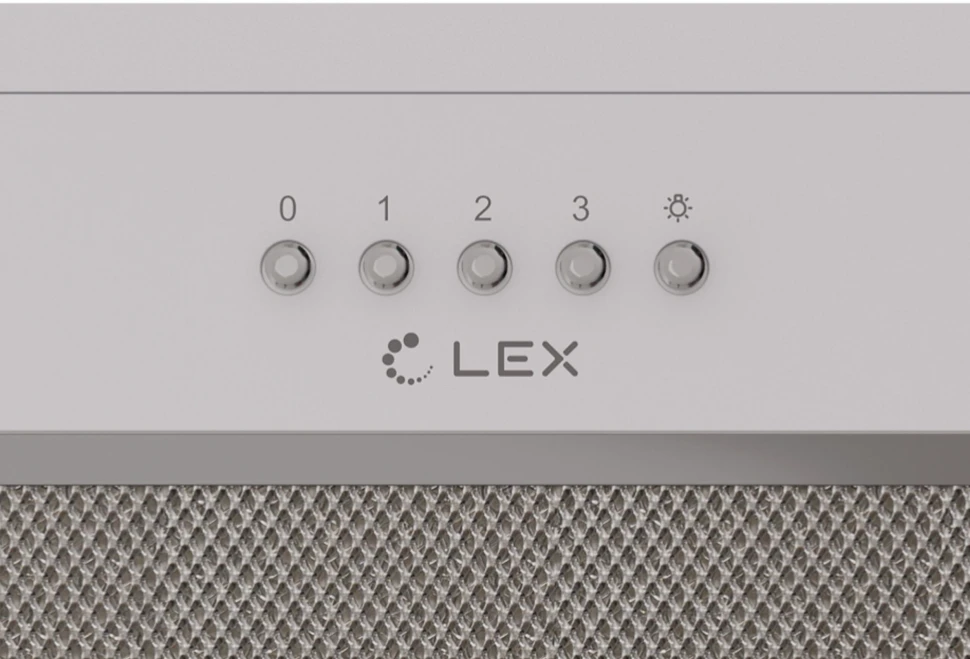 Вытяжка встраиваемая Lex Hyper 900 WH белый управление: кнопочное (1 мотор)