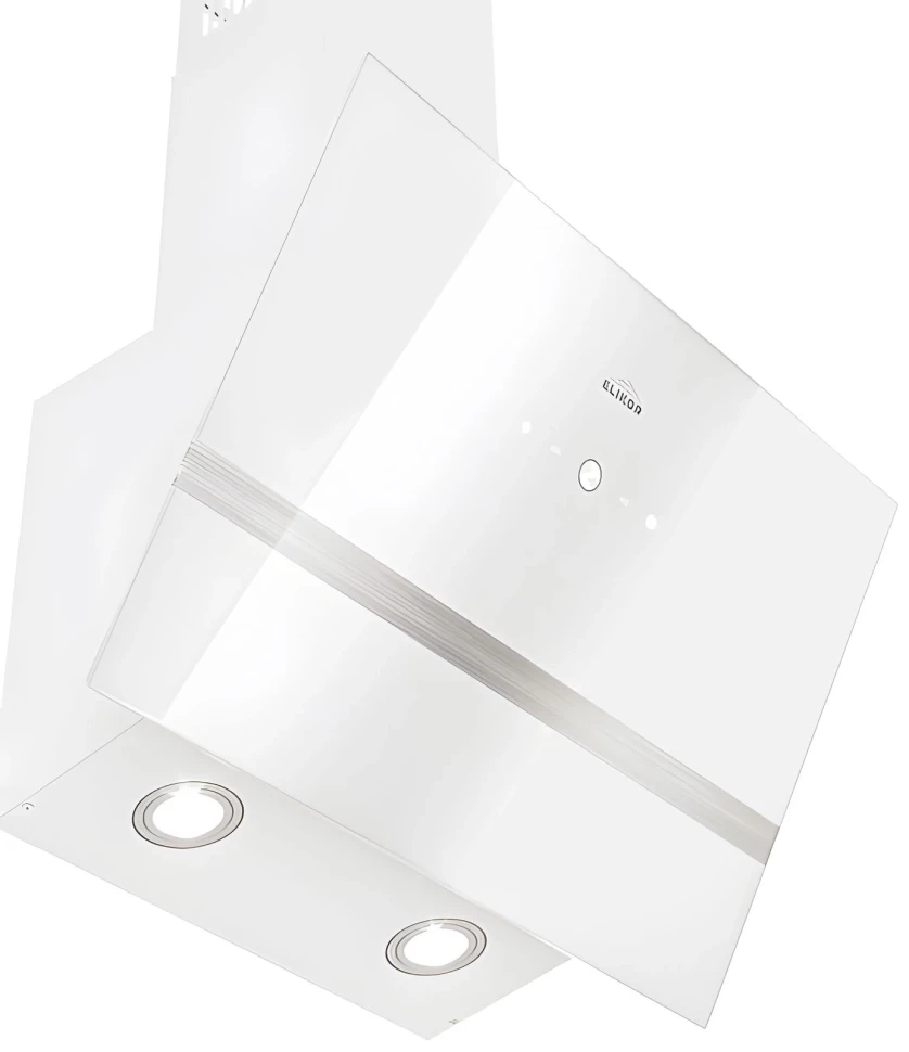 Вытяжка каминная Elikor Rise WH 60 белый управление: сенсорное (1 мотор)  