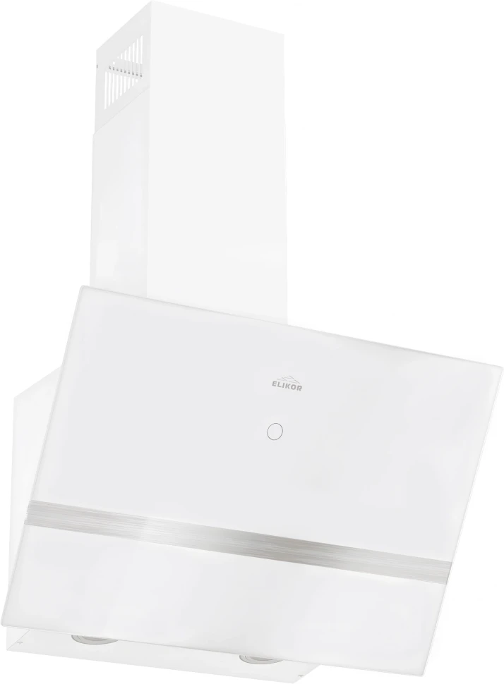 Вытяжка каминная Elikor Rise WH 60 белый управление: сенсорное (1 мотор)  