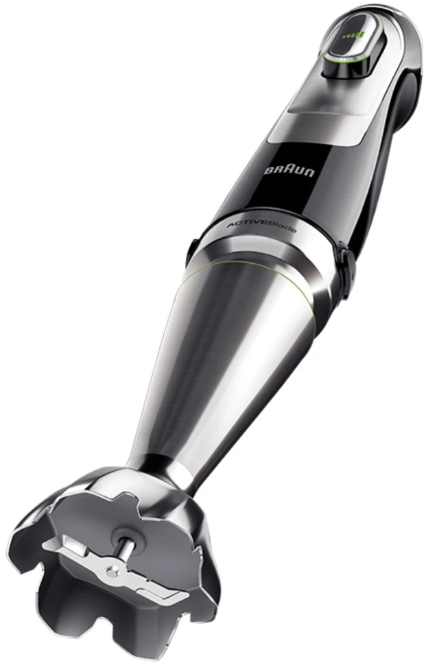 Блендер погружной Braun MQ9135XI 1200Вт черный/серебристый  