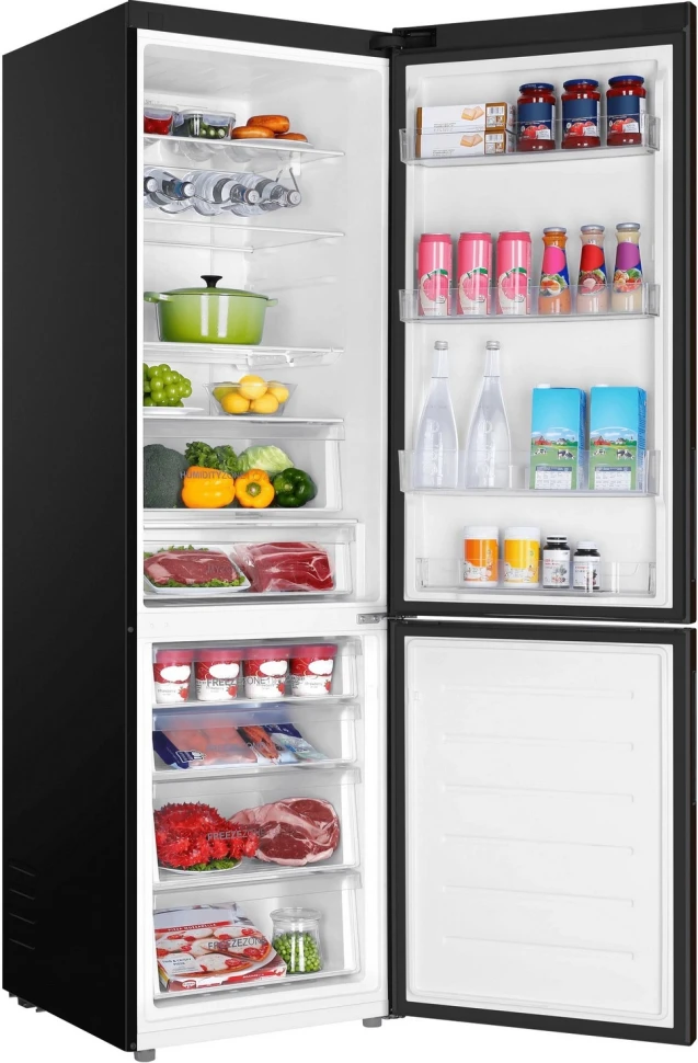 Холодильник Haier C4F740CBXGU1 2-хкамерн. черная сталь инвертер  