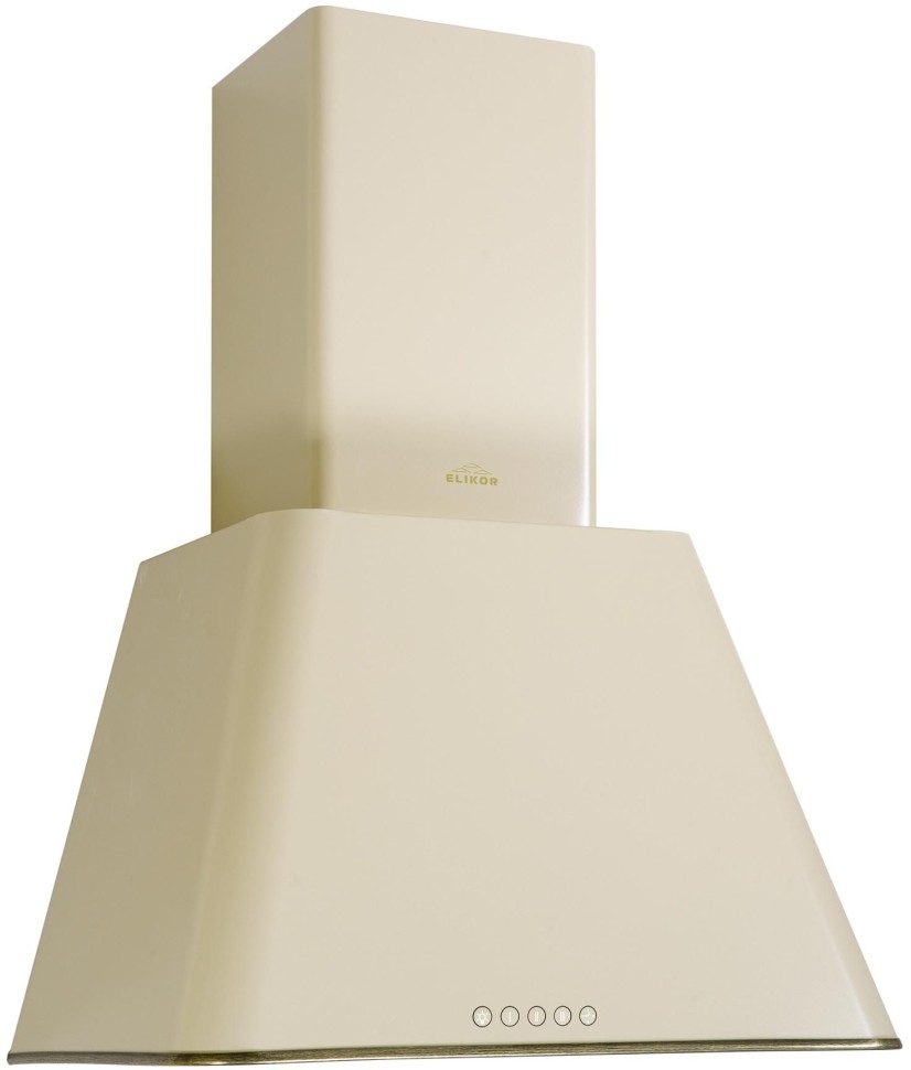 Вытяжка каминная Elikor Гамма 60П-650-Э3Д кремовый/бронза управление: кнопочное (1 мотор)  