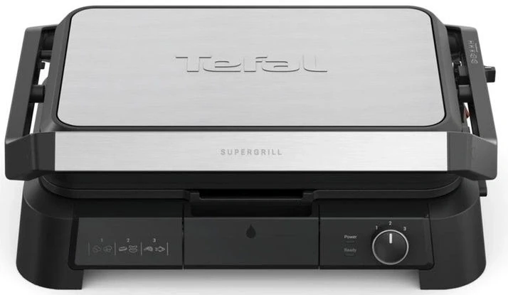 Электрогриль Tefal GC520DE0 2200Вт черный/серебристый