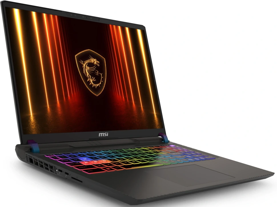Ноутбук MSI Vector 16 HX AI A2XWHG-080XRU Core Ultra 7 255HX 32Gb SSD1Tb NVIDIA GeForce RTX5070Ti 12Gb 16" IPS FHD+ (1920x1200) FreeDOS grey space WiFi BT Cam (9S7-15M352-080)  