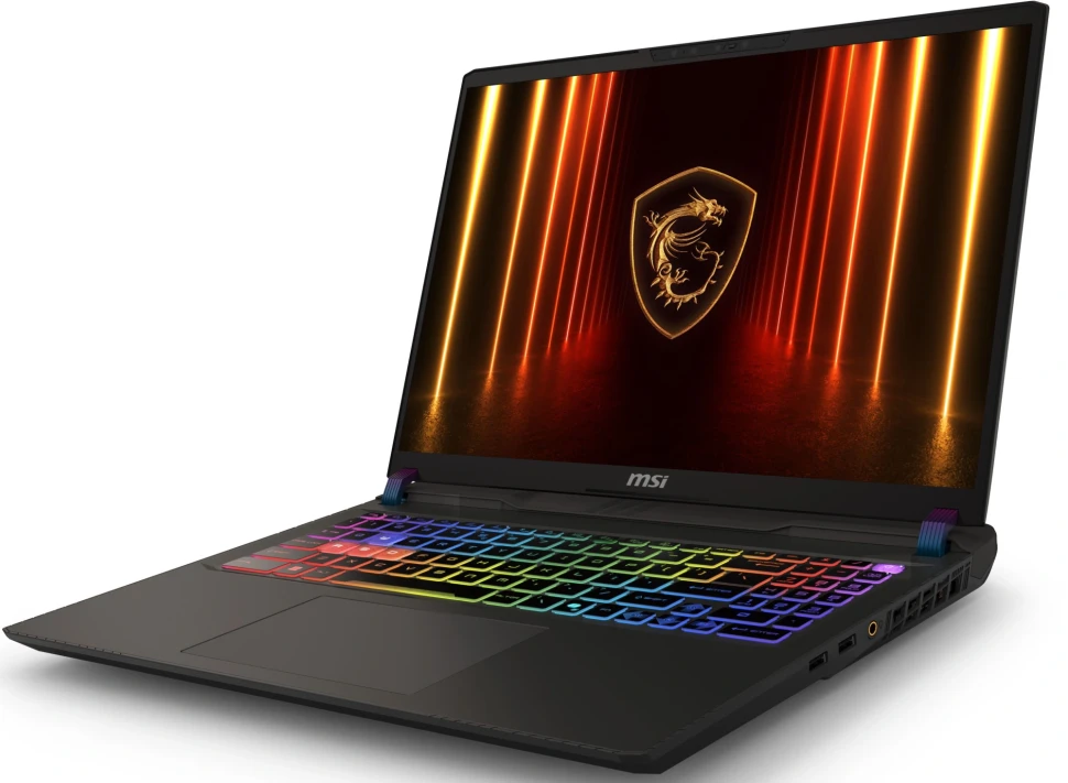 Ноутбук MSI Vector 16 HX AI A2XWHG-080XRU Core Ultra 7 255HX 32Gb SSD1Tb NVIDIA GeForce RTX5070Ti 12Gb 16" IPS FHD+ (1920x1200) FreeDOS grey space WiFi BT Cam (9S7-15M352-080)  