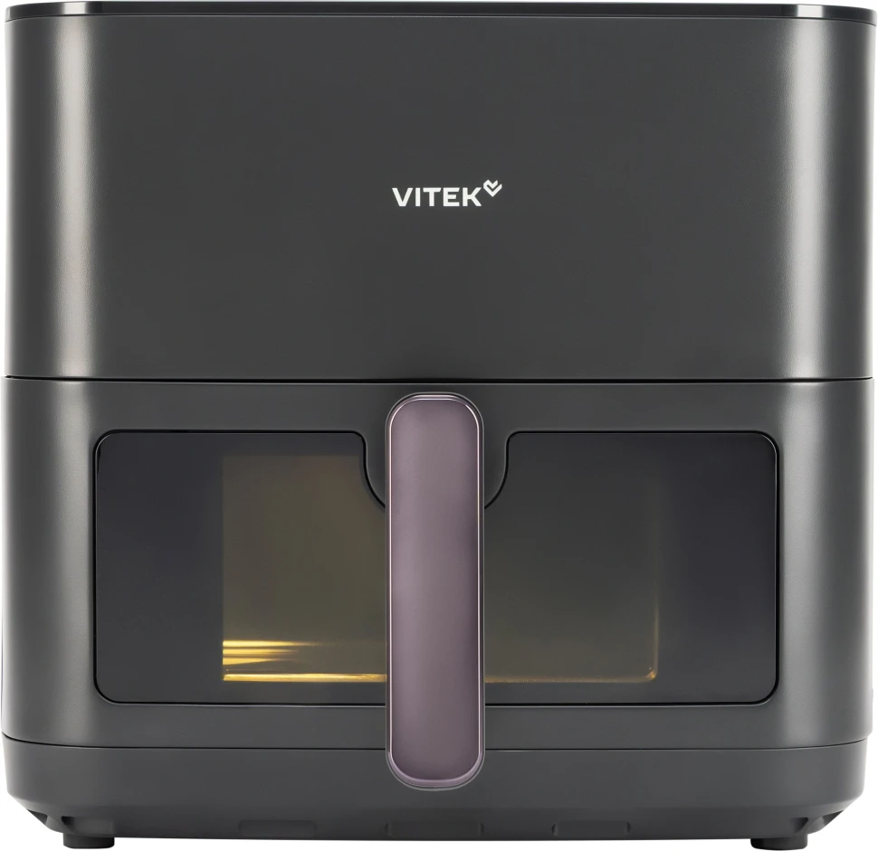 Аэрогриль Vitek VT-AF0001 8л 2000Вт темно-серый/черный