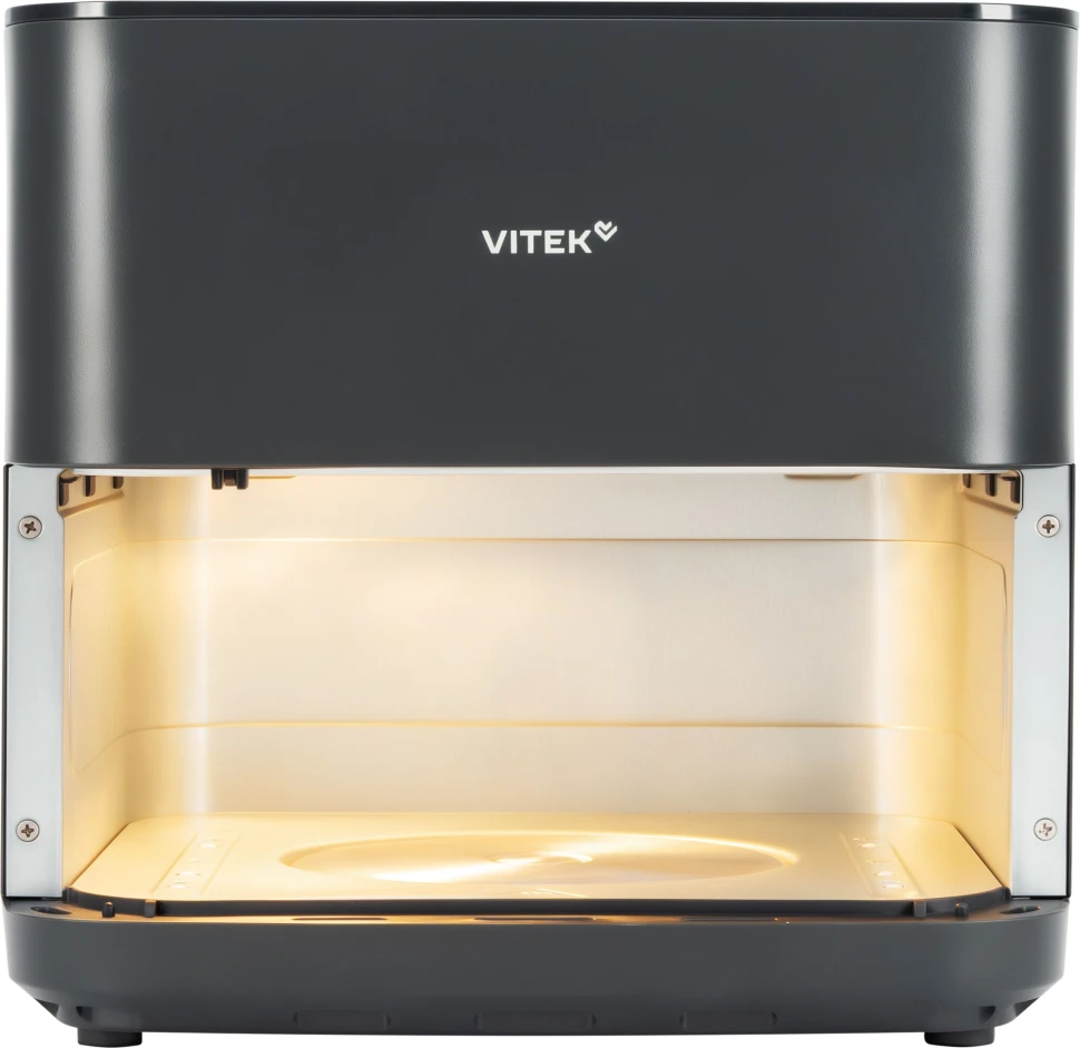 Аэрогриль Vitek VT-AF0001 8л 2000Вт темно-серый/черный