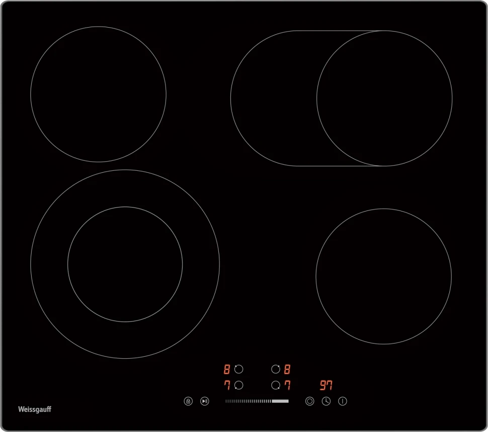 Варочная поверхность Weissgauff HV 642 BSG черный  