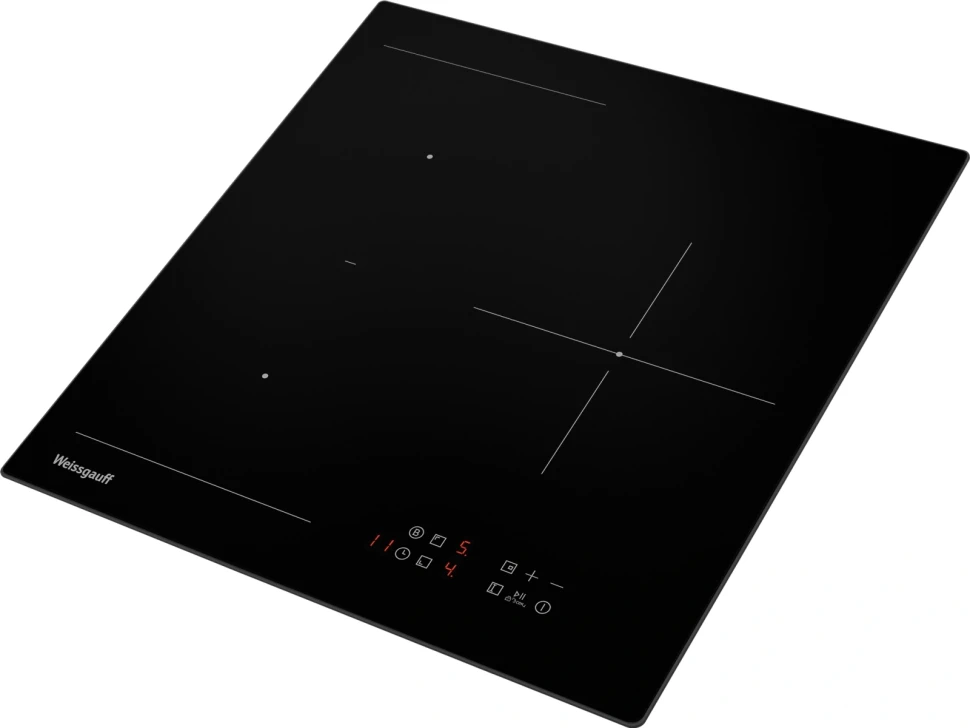 Индукционная варочная поверхность Weissgauff HI 430 BM Flex Zone черный  