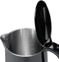 Чайник электрический Scarlett SC-EK21S66 1.7л. 2200Вт черный корпус: металл