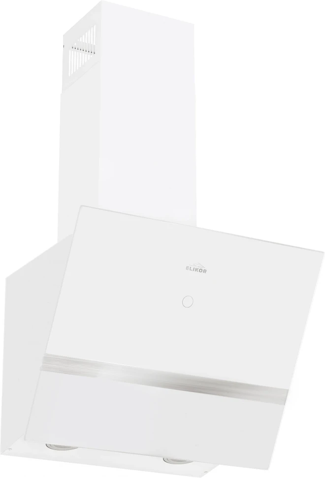 Вытяжка каминная Elikor Rise WH 50 белый управление: сенсорное (1 мотор)  