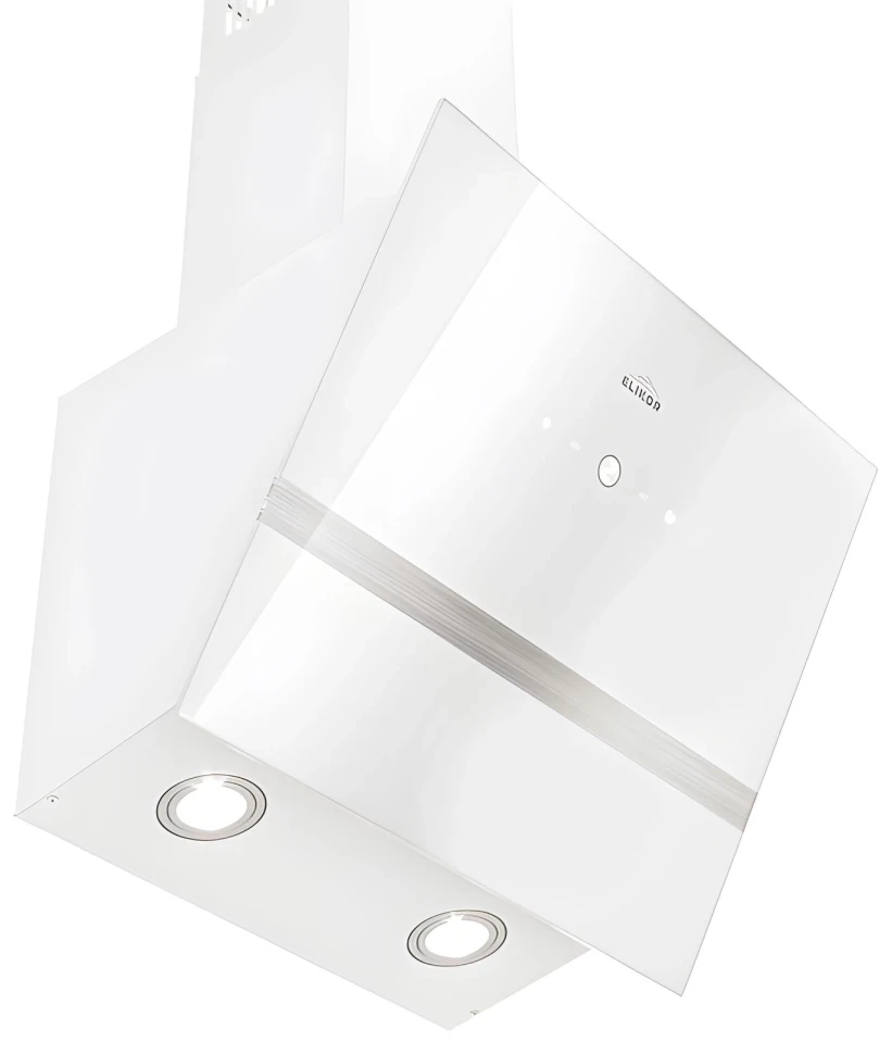 Вытяжка каминная Elikor Rise WH 50 белый управление: сенсорное (1 мотор)  