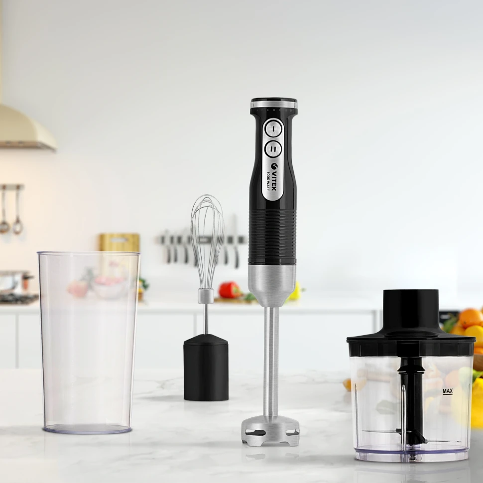 Блендер погружной Vitek VT-8532 1000Вт черный  