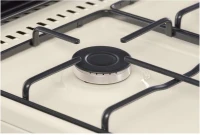 Плита Газовая Nordfrost GG6061Y бежевый (металлическая крышка) реш.сталь