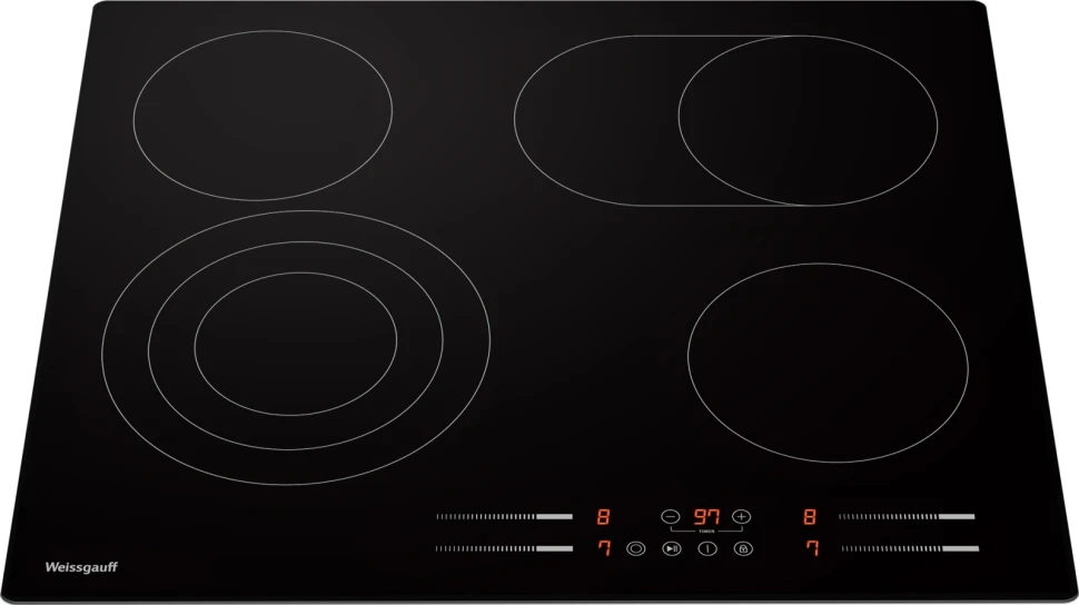 Варочная поверхность Weissgauff HV 643 BSG черный  