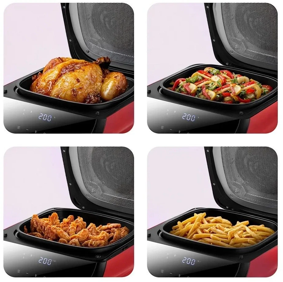 Аэрогриль Kitfort КТ-2259 2850Вт черный/серебристый