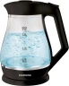 Чайник электрический Starwind SKS2035 1.7л. 2200Вт черный корпус: стекло/пластик  