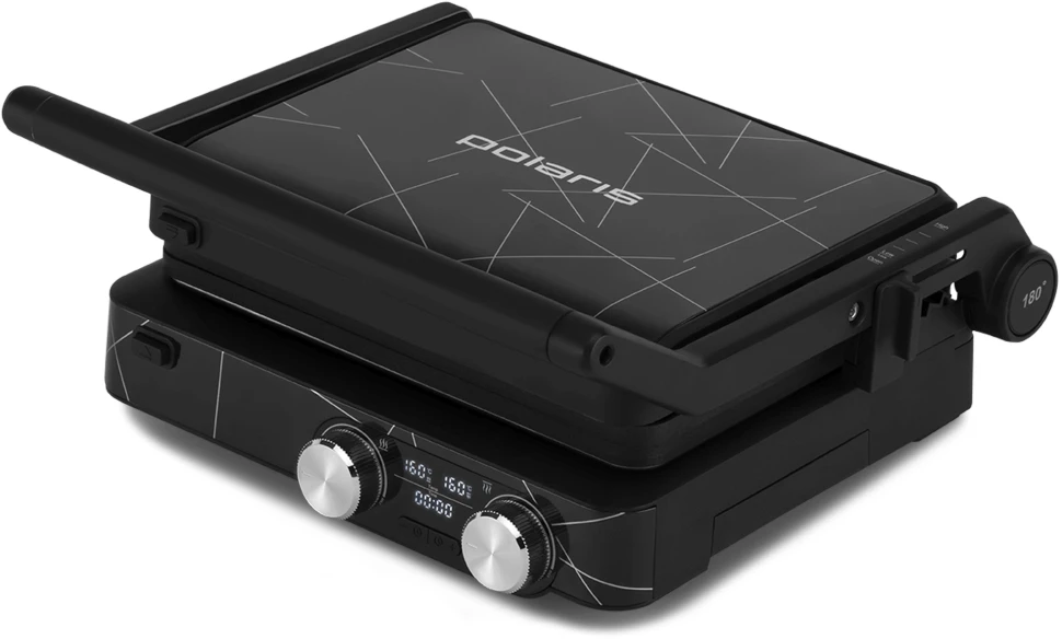 Электрогриль Polaris PGP 2502 2000Вт черный/черный  