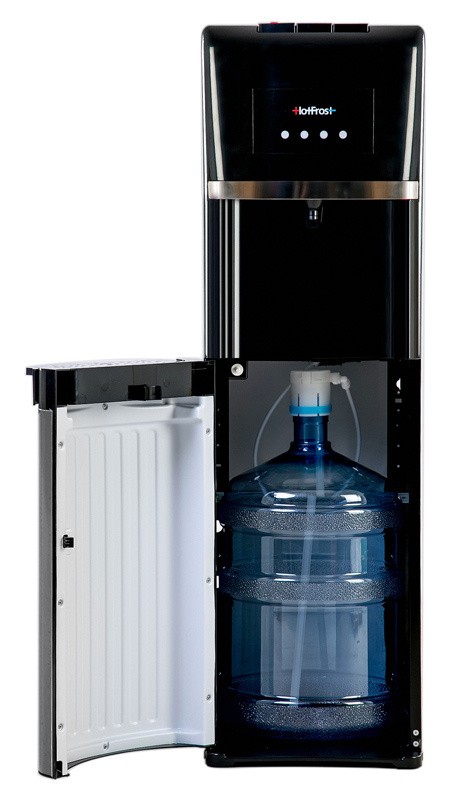 Кулер Hotfrost 35AEN напольный электронный серебристый/черный  