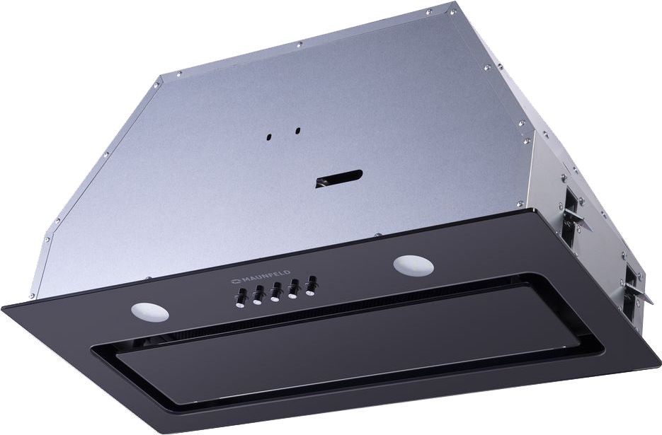Вытяжка встраиваемая Maunfeld Trapeze 601GG черный управление: кнопочное (1 мотор)  
