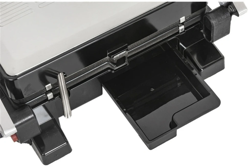 Электрогриль Supra GS-7620 2000Вт черный/серебристый