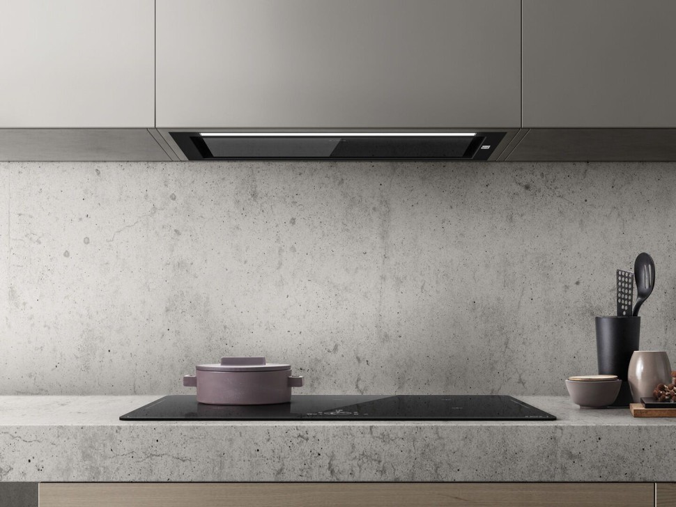 Вытяжка встраиваемая Elica Hidden 2.0 @ BLGL/A/72 черный управление: сенсорное (1 мотор)  