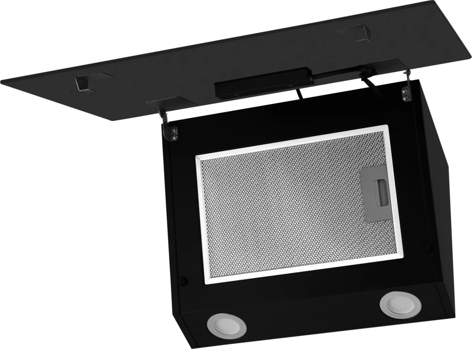 Вытяжка каминная Weissgauff Zibal 60 BLX черный/нержавеющая сталь управление: сенсорное (1 мотор)