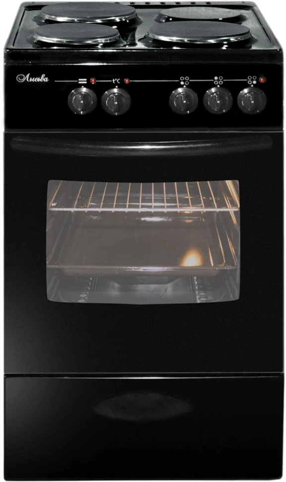 Плита Электрическая Лысьва ЭП 301 черный эмаль  